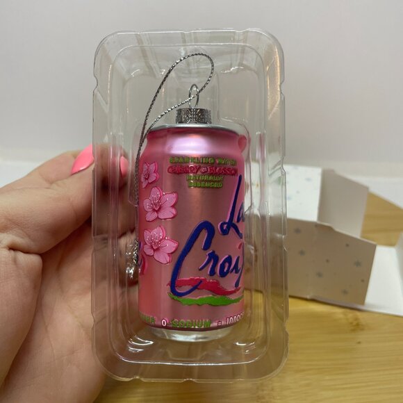 Lacroix Cherry Blossom Christmas Ornament Sparkling Water Can Holiday - Picture 2 of 6